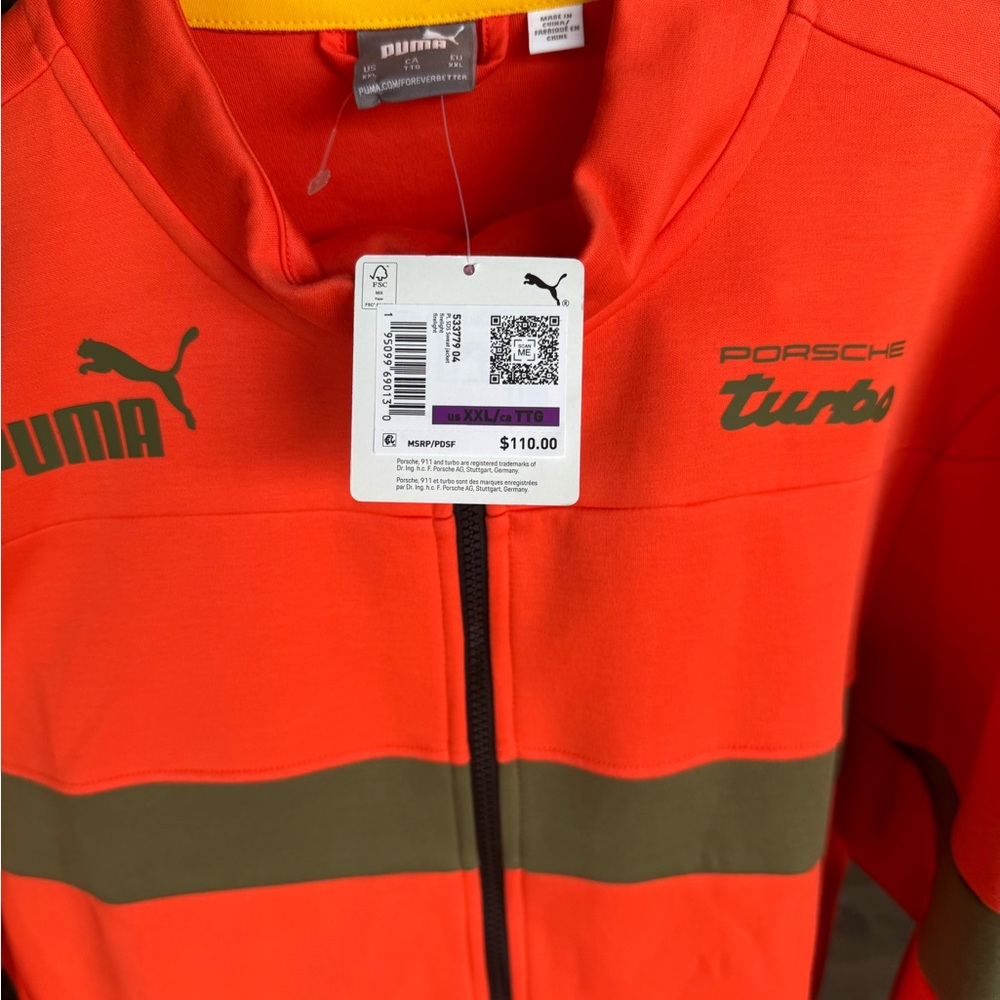 Puma Porsche Turbo Orange Jacket